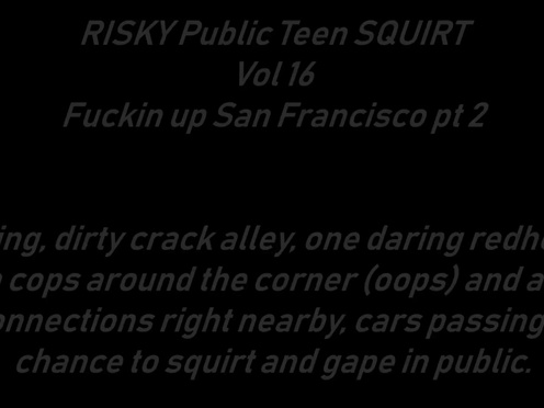 Risky Public Teen Squirt Vol 14