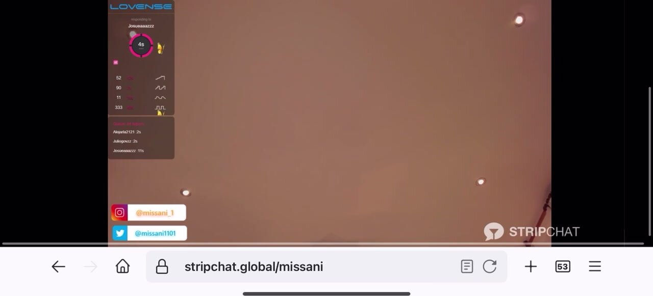 Missani squirt like a mad