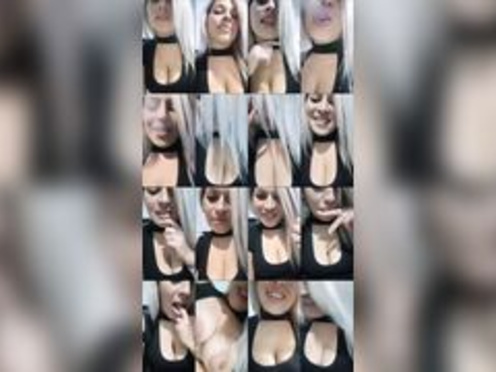 pepais cam recording 2020-04-12 12-16-01 Beautiful blonde chick is hotly posing and showing big tits to the cam